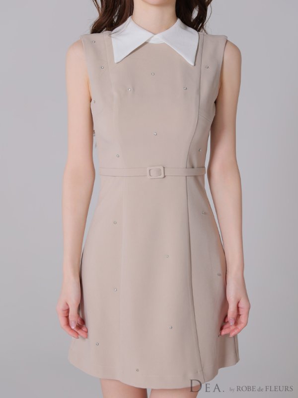 ベージュ モデル:ゆめ 身長:160cm 着用サイズ:Sサイズ