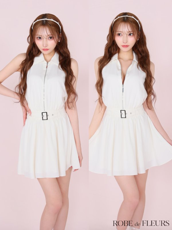 ホワイト モデル:まみ 身長:161cm 着用サイズ:Sサイズ