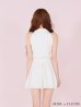 ホワイト モデル：まみ　身長：161cm　着用サイズ：Sサイズ