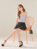 ブルー モデル：ゆめ　身長：160cm　着用サイズ：Sサイズ