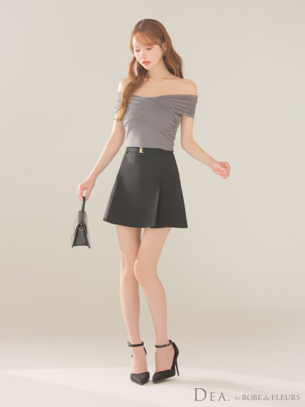 グレー モデル：ゆめ　身長：160cm　着用サイズ：Sサイズ