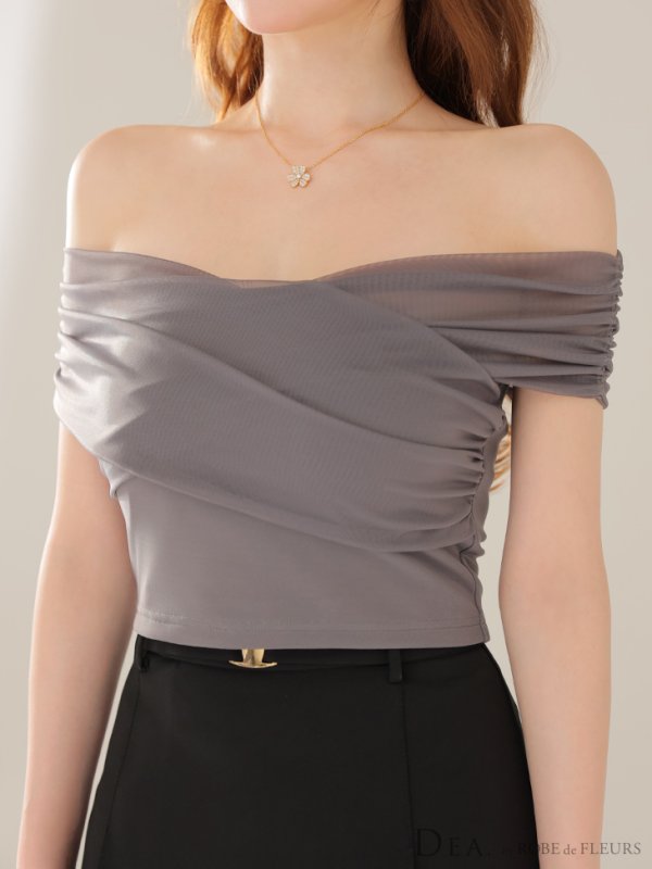 グレー モデル：ゆめ　身長：160cm　着用サイズ：Sサイズ