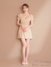 ベージュ モデル：ゆめ　身長：160cm　着用サイズ：Sサイズ