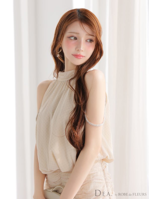 アイボリー モデル：ももか　身長：156cm　着用サイズ：Sサイズ