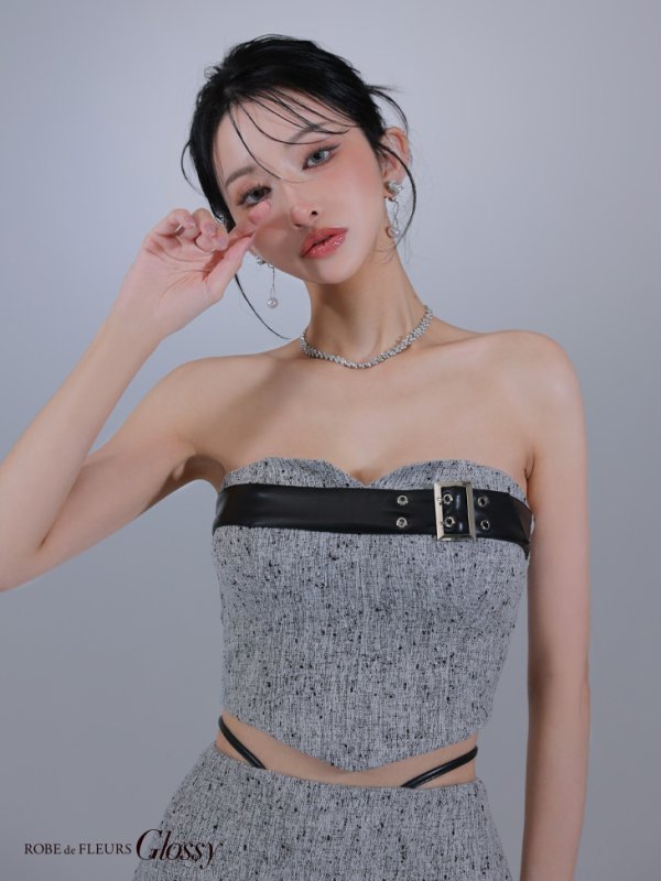 グレー モデル：まおちゃる　身長：158cm　着用サイズ：Sサイズ