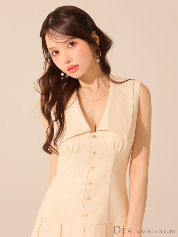 アイボリー　モデル：ゆめ　身長：160cm　着用サイズ：Sサイズ