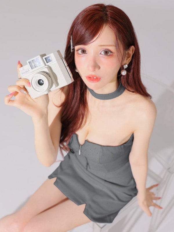 グレー モデル:らいか 身長:163cm 着用サイズ:Sサイズ