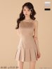 ピンクベージュ モデル：ゆめ　身長：160cm　着用サイズ：Sサイズ