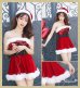 画像3: 【即日発送】【クリスマスコスプレ4点セット】【Malymoon/マリームーン】レースアップxウエストリボンサンタコスプレ【フリーサイズ/8カラー】[YMT]