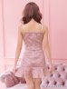 画像11: XSサイズあり【ROBE de FLEURS/ローブドフルール】スパンコール/ ドットチュール/ キャミソール/ ビジュー/ フレア/ セットアップ/ ミニドレス/ キャバドレス[OF2]