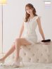 画像16: XSサイズあり【ROBE de FLEURS/ローブドフルール】ラメツイード/ クラシカル/ フリルショルダー/ ノースリーブ/ Aライン/ ミニドレス/ キャバドレス[裾のファー取り外し可能］[OF2]