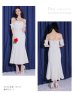 画像18: Lサイズあり【DEA.by ROBE de FLEURS/ディアバイローブドフルール】トップギャザー/ オフショル/ ラメ/ ワンカラー/ フレア/ ワンピース/ ロングドレス/ キャバドレス long[OF2]