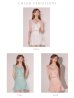 画像13: XSサイズあり【ROBE de FLEURS/ローブドフルール】ナチュラルレース/ ノースリーブ/ バックリボン/ セットアップ/ フレア/ ミニドレス/ キャバドレス[OF2]