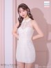 画像19: XSサイズあり【ROBE de FLEURS/ローブドフルール】襟付き/ ビーズ/ スパンコール/ ホルターネック/ ミニドレス/ キャバドレス[OF2]