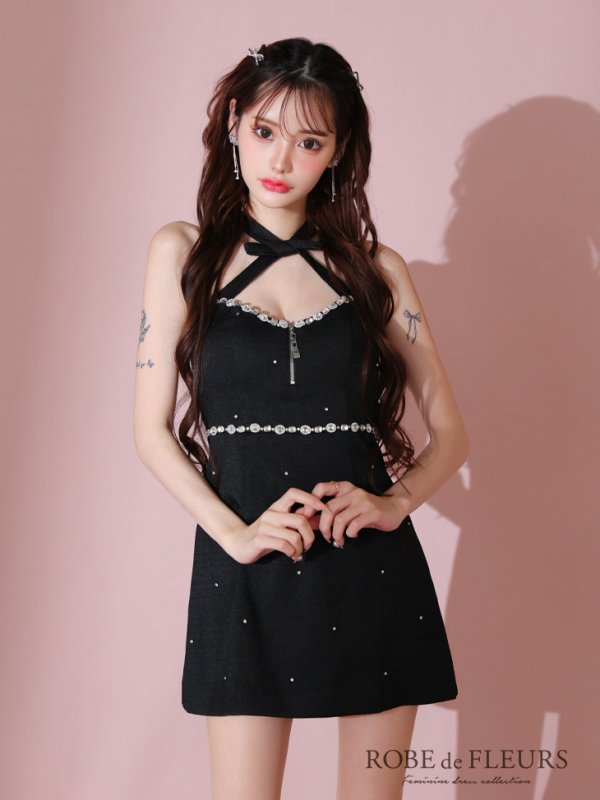 ブラック モデル:みみ 身長:162cm 着用サイズ:Sサイズ