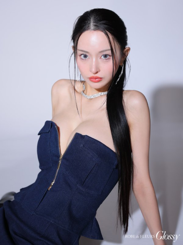 インディゴ モデル:まおちゃる 身長:158cm 着用サイズ:Sサイズ