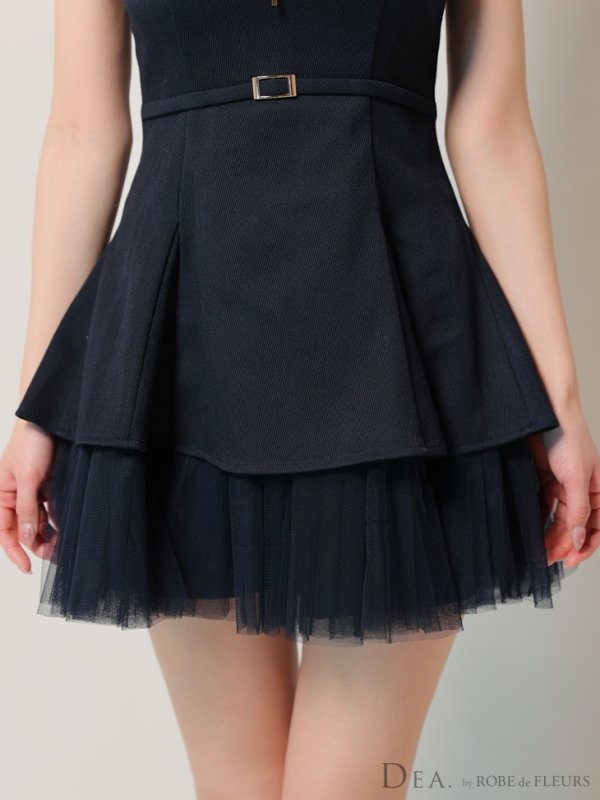 ネイビー モデル:ゆめ 身長:160cm 着用サイズ:Sサイズ