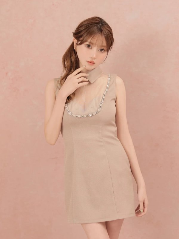 グレージュ　モデル：いおり　身長：161cm　着用サイズ：Sサイズ