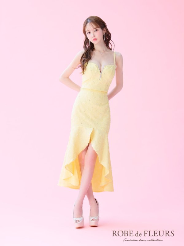 イエロー モデル:ゆめ 身長:160cm 着用サイズ:Sサイズ