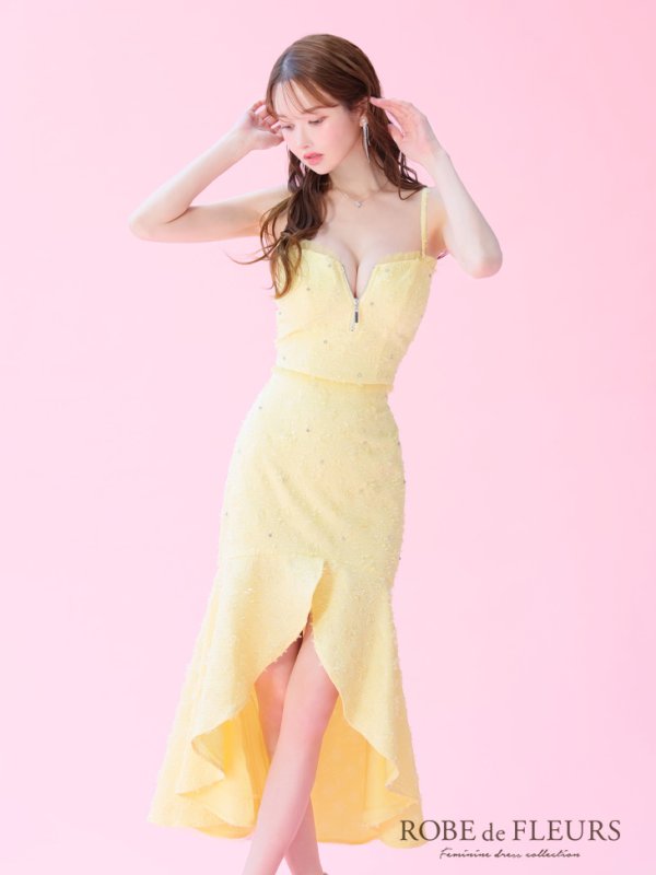 イエロー モデル:ゆめ 身長:160cm 着用サイズ:Sサイズ