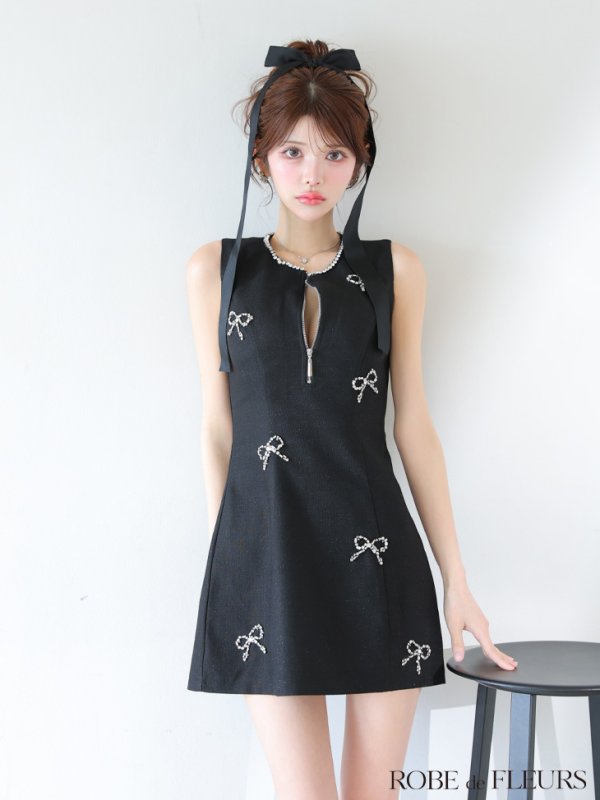 ブラック　モデル：まりん　身長：164cm　着用サイズ：Sサイズ