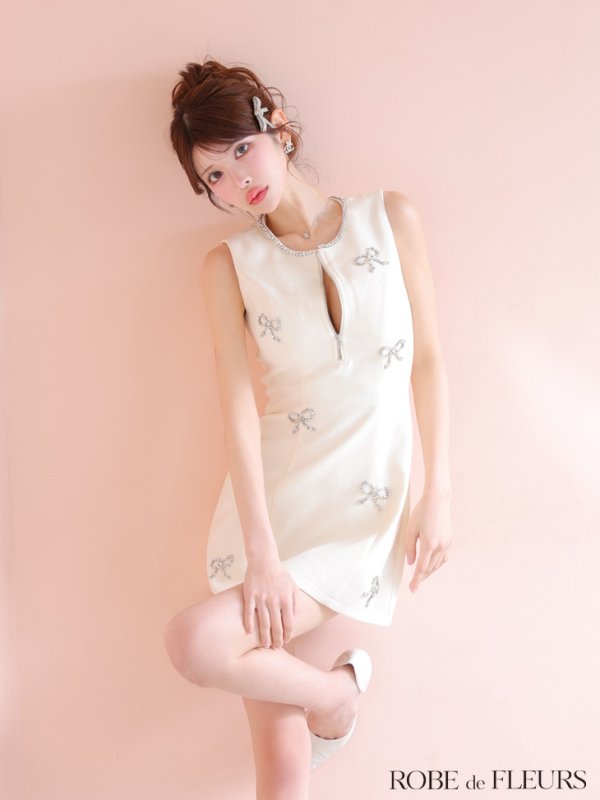 アイボリー　モデル：まりん　身長：164cm　着用サイズ：Sサイズ