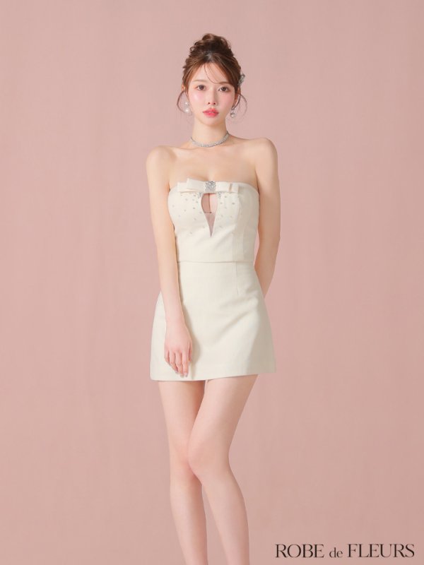 アイボリー モデル:ゆめ 身長:160cm 着用サイズ:Sサイズ