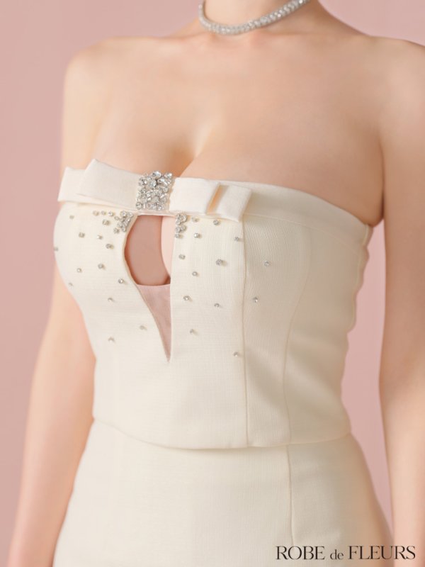 アイボリー モデル:ゆめ 身長:160cm 着用サイズ:Sサイズ