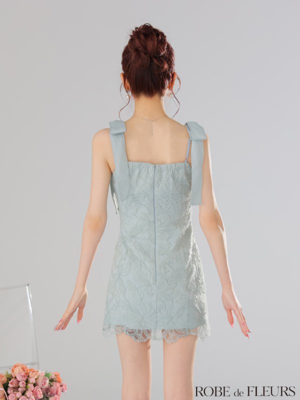 ブルー　モデル：らいか　身長：163cm　着用サイズ：Sサイズ