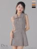 グレー　モデル：まおちゃる　身長：158cm　着用サイズ：Sサイズ