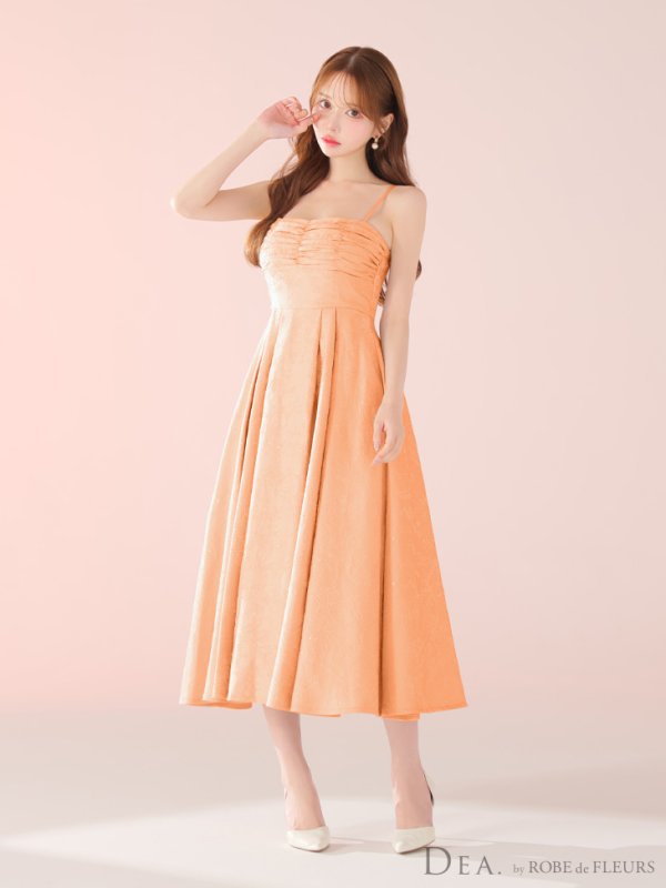 オレンジ モデル：ゆめ　身長：160cm　着用サイズ：Sサイズ