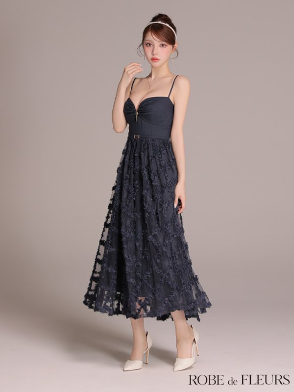 ネイビー モデル：ももか　身長：156cm　着用サイズ：Sサイズ