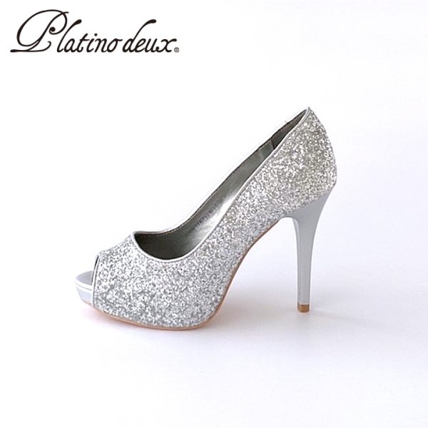 画像8: 【COMEX】 3color/ 11cmヒール/ グリッターラメ/ オープントゥパンプス[OF02]