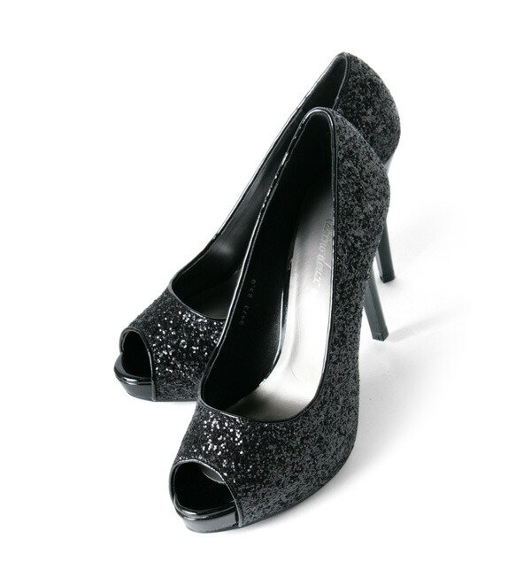 画像19: 【COMEX】 3color/ 11cmヒール/ グリッターラメ/ オープントゥパンプス[OF02]