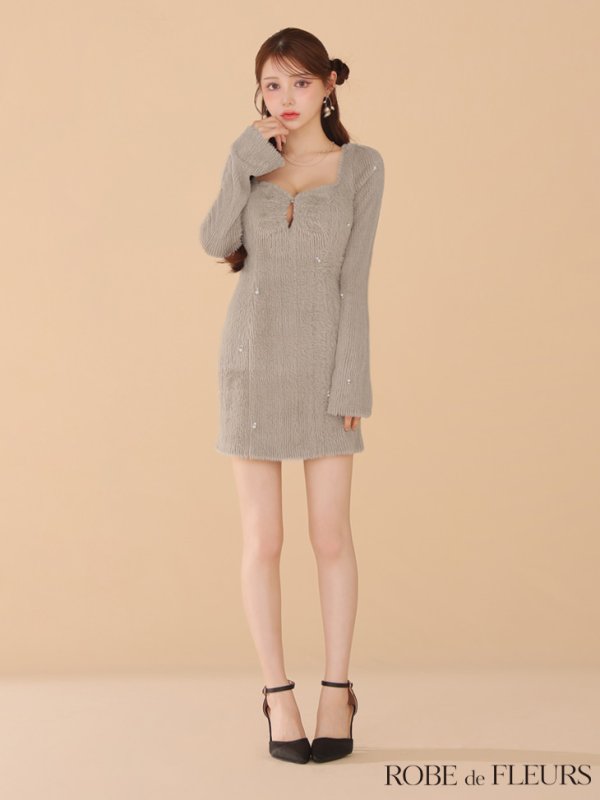 サンドベージュ モデル：ももか　身長：156cm　着用サイズ：Sサイズ