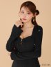 ブラック モデル：ももか　身長：156cm　着用サイズ：Sサイズ