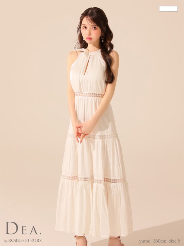ホワイト　モデル：ゆめ　身長：160cm　着用サイズ：Sサイズ