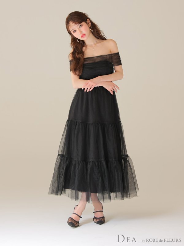 ブラック モデル：ゆめ　身長：160cm　着用サイズ：Sサイズ