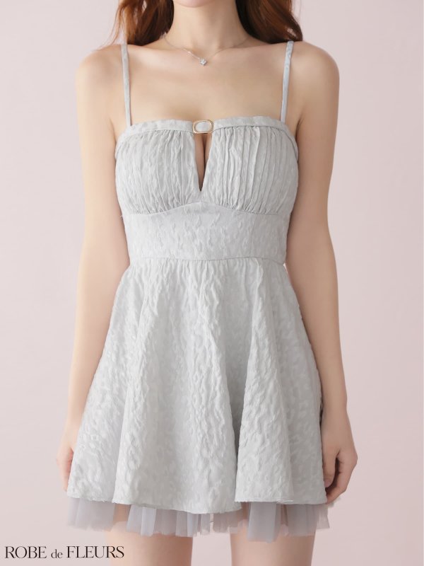 ブルー モデル：まりん　身長：164cm　着用サイズ：Sサイズ