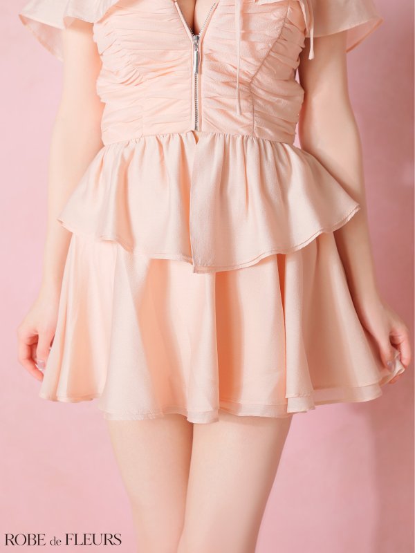 ピンク　モデル：ももか　身長：156cm　着用サイズ：Sサイズ