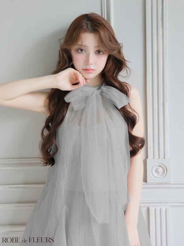 グレー モデル：ももか　身長：156cm　着用サイズ：Sサイズ