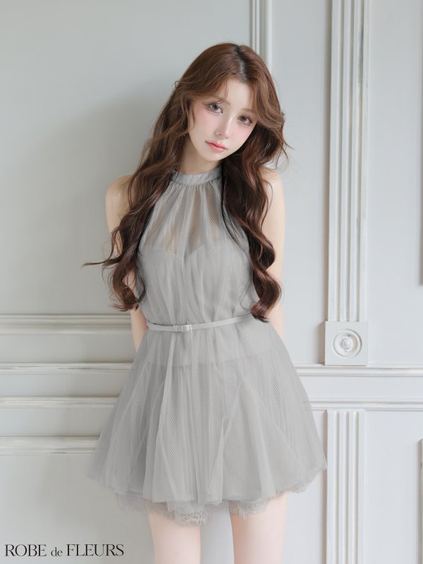 グレー モデル：ももか　身長：156cm　着用サイズ：Sサイズ