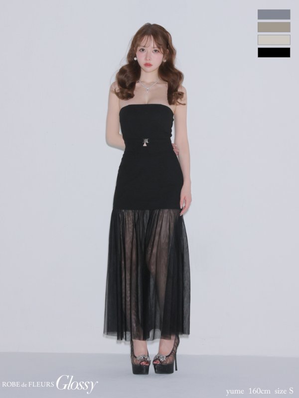 ブラック　モデル：ゆめ　身長：160cm　着用サイズ：Sサイズ