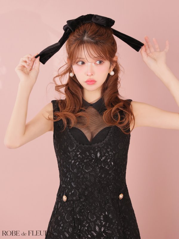 ブラック　モデル：まりん　身長：164cm　着用サイズ：Sサイズ