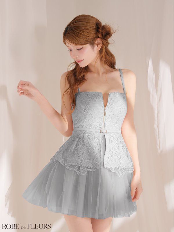 グレー　モデル：まりん　身長：164cm　着用サイズ：Sサイズ