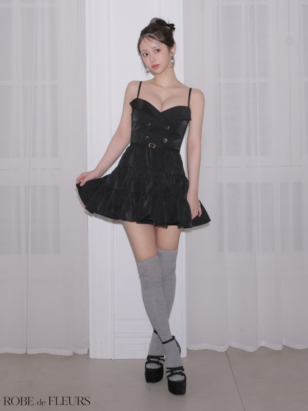 ブラック　モデル：にじほ　身長：160cm　着用サイズ：Sサイズ