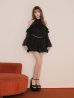 ブラック モデル：いおり　身長：161cm　着用サイズ：Sサイズ