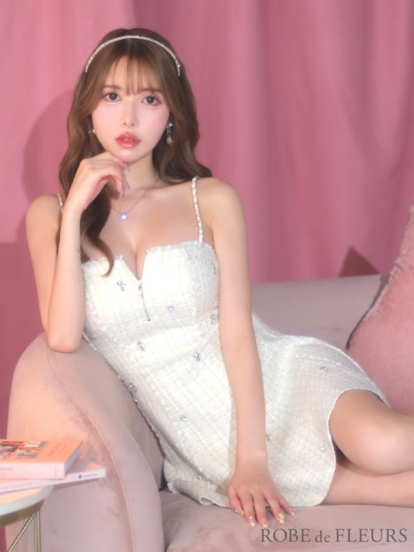 アイボリー モデル:ゆめ 身長:160cm 着用サイズ:Sサイズ