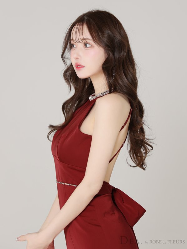 ワインレッド モデル:ゆめ 身長:160cm 着用サイズ:Sサイズ