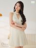 画像11: Lサイズあり【DEA.by ROBE de FLEURS/ディアバイローブドフルール】スプリングツイード/ ホルターネック/ ノースリーブ/ プリーツ/ フレア/ ミニドレス/ キャバドレス[OF2]